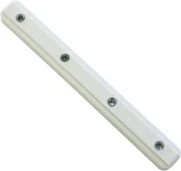 GARDINIA Gardinenstangenhalter Schienenverbinder | Weiß