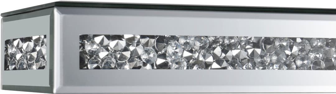 MIRRORS AND MORE Wandregal Glitty | Silber