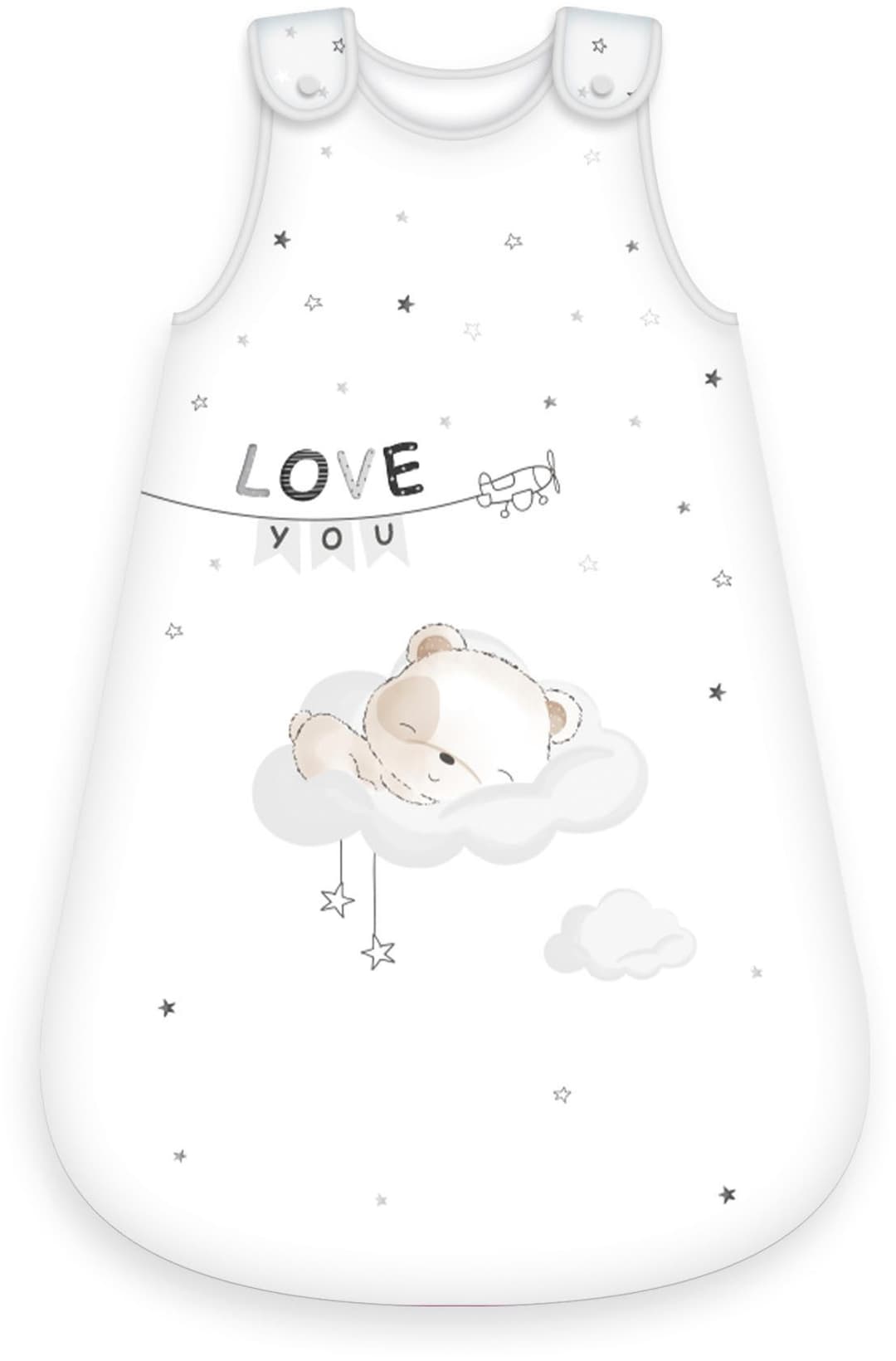 Baby Best Sleeping Little Bear Babyschlafsack | Weiß