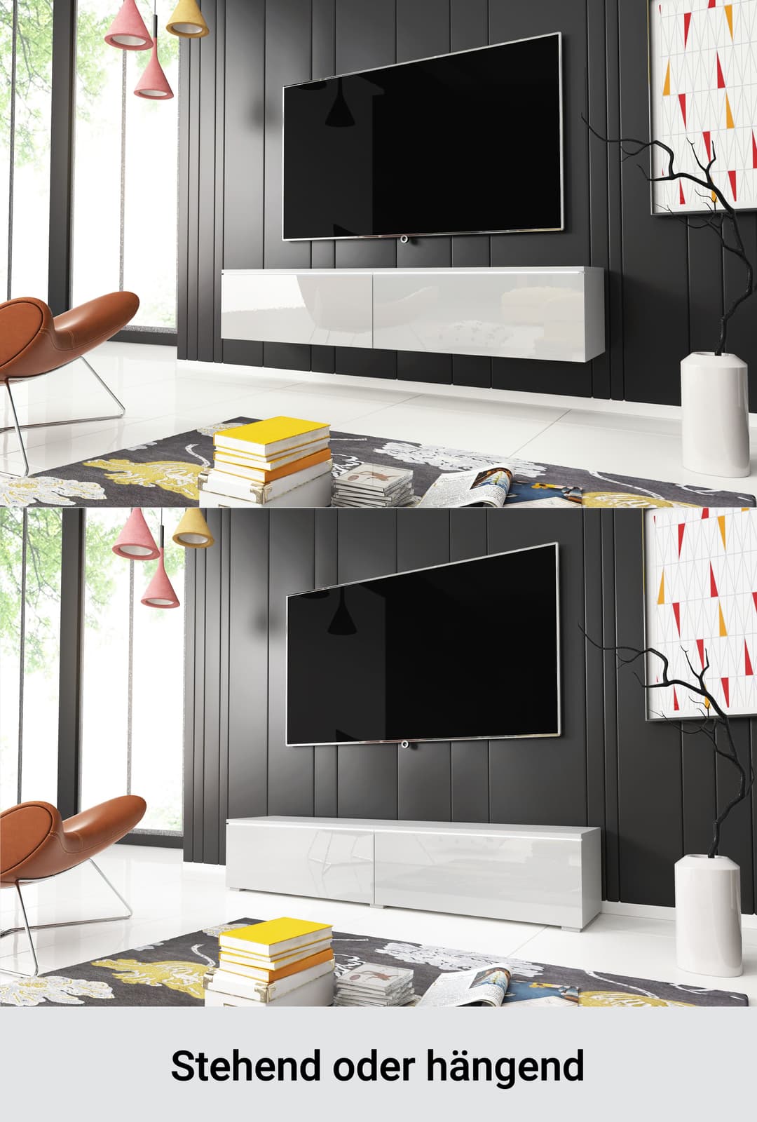 Home affaire Lowboard LOWBOARD D | Schwarz