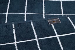 ROSS Duschtuch Cashmere Überkaro | Blau