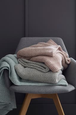 Wohndecke Melange | Grau