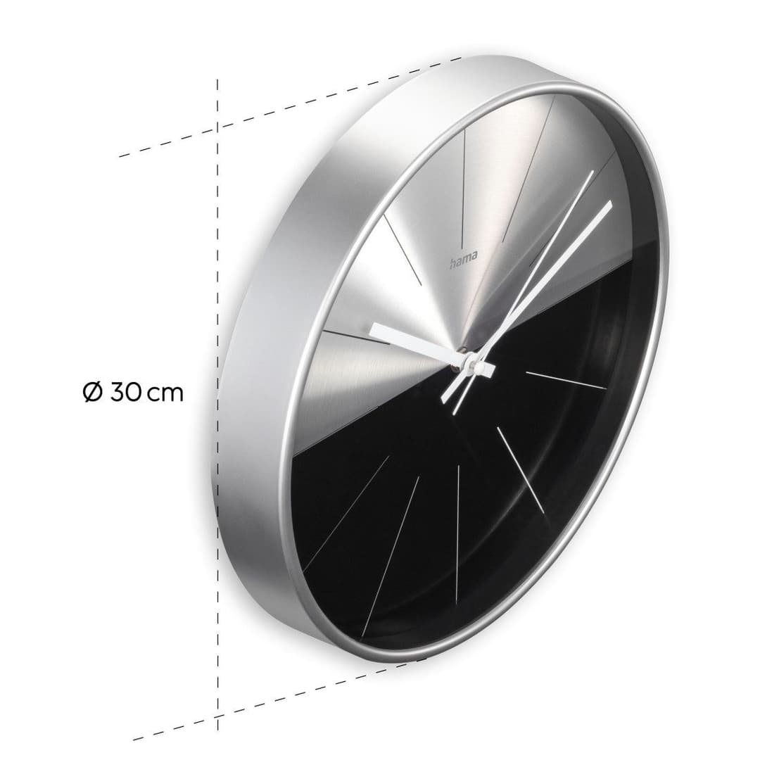 Hama Wanduhr Sizilien | Schwarz