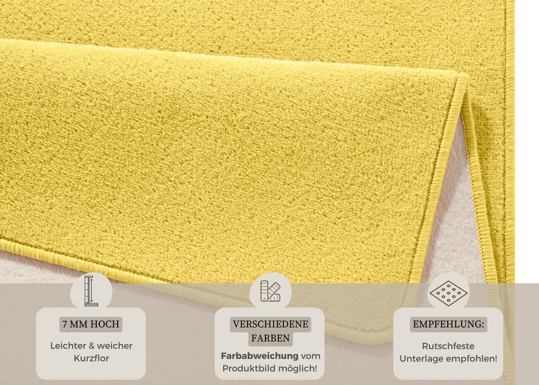 HANSE Home Teppich Fancy | Gelb