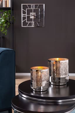 Fink Windlicht MARIAN | Silber