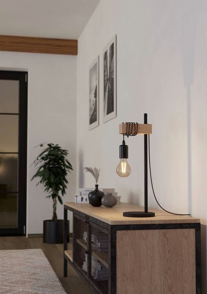 EGLO Tischleuchte TOWNSHEND | Braun