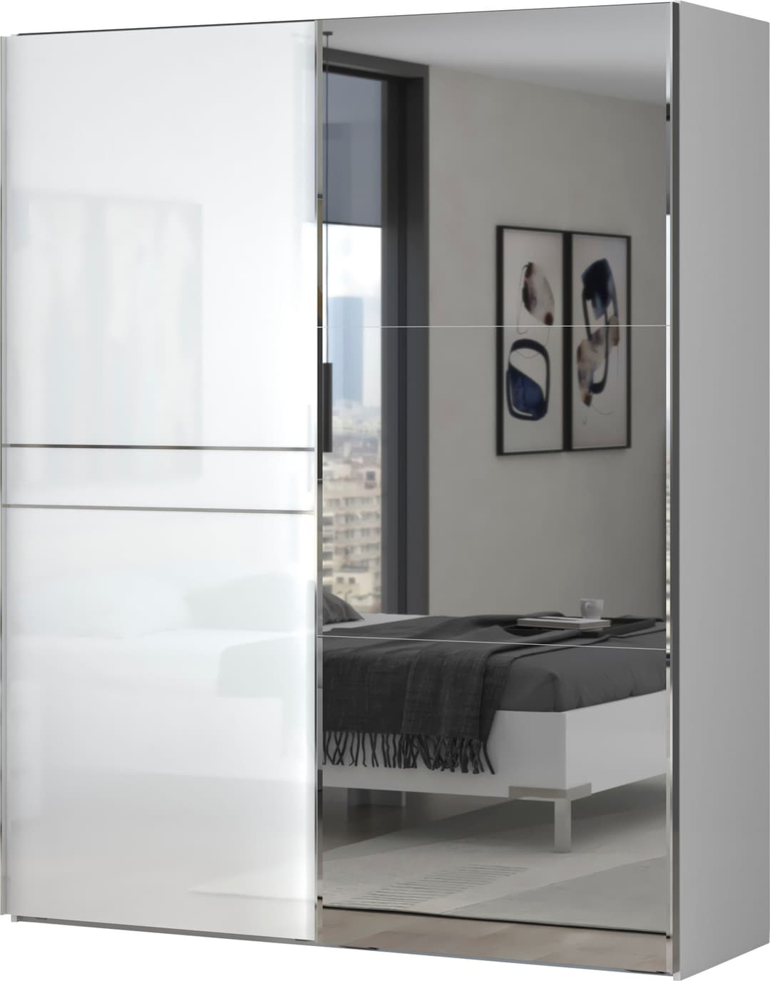 OTTO home Schwebetürenschrank Piano | Weiß