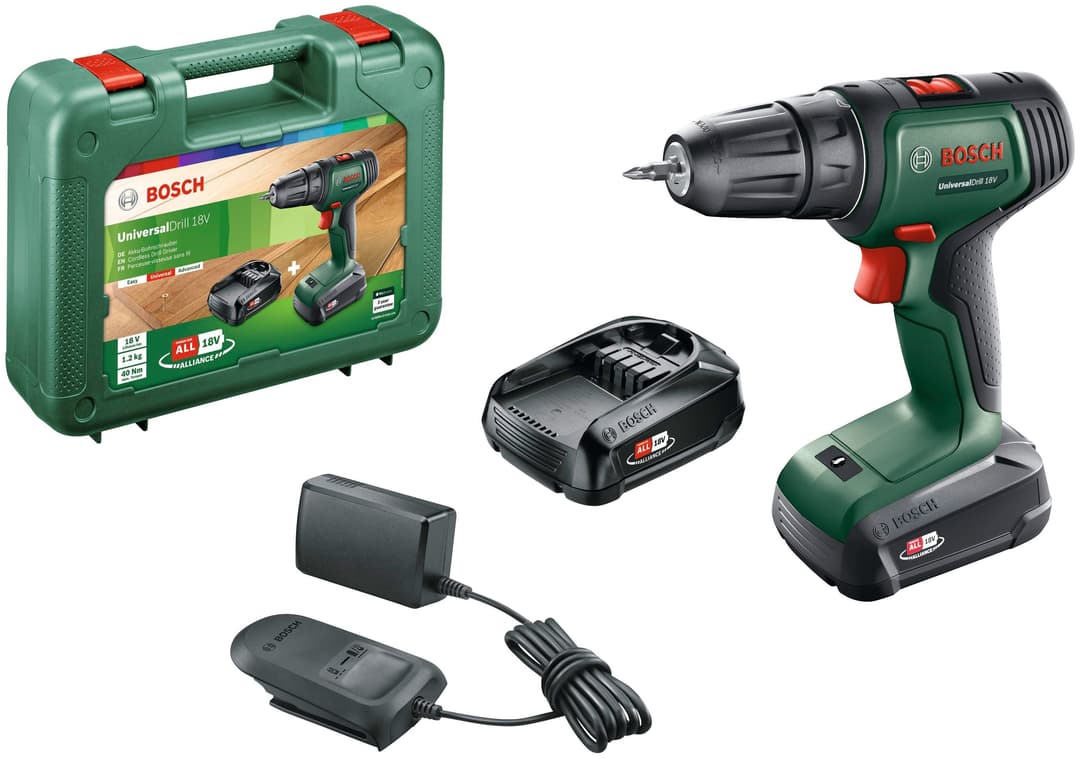 Bosch Home & Garden Universaldrill 18V | Grün
