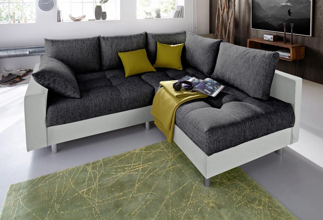 COLLECTION AB Ecksofa Antonia L-Form | Grau