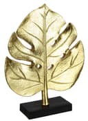 I.GE.A. Dekofigur Splitphilo-Blatt Statue | Gold