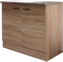 Flex-Well Spülenschrank Bergen | Holztöne