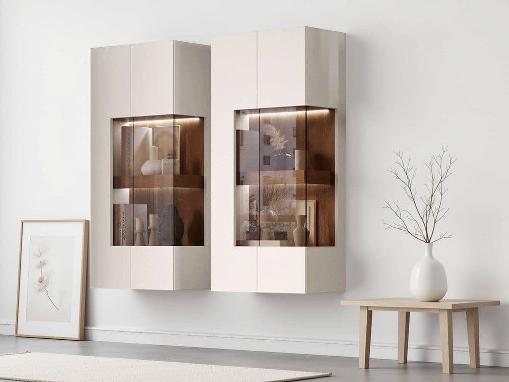 OTTO home Hängevitrine Sky45 | Beige