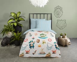 good morning Kinderbettwäsche Capi | Blau