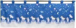 Delindo Lifestyle Scheibengardine Einhorn | Blau