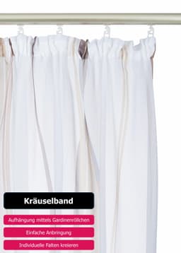 OTTO home Gardine Dimona | Mehrfarbig