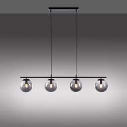 JUST LIGHT Pendelleuchte BIG WIDOW | Schwarz
