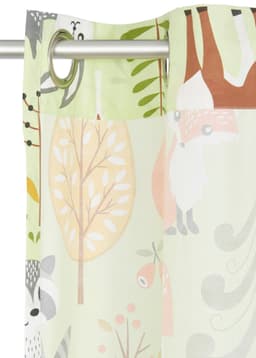 OTTO home Gardine Waldtiere | Grün
