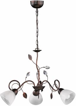 TRIO Leuchten Kronleuchter Traditio | Braun