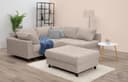 COLLECTION AB Ecksofa Toni L-Form | Beige