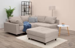 COLLECTION AB Ecksofa Toni L-Form | Beige