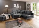 Home affaire Ecksofa Rice L-Form | Grau