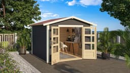 Karibu Gartenhaus Tarmstedt 6 | Grau