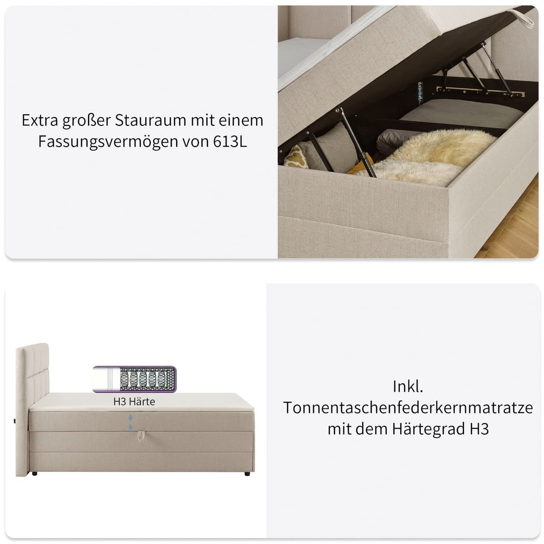 OTTO home Boxbett Fillmore | Grau