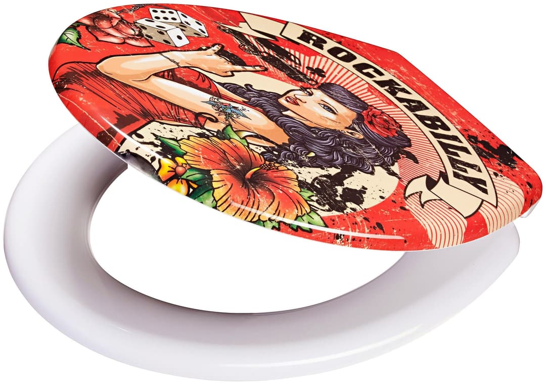 ADOB WC-Sitz Rockabilly | Mehrfarbig