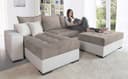 COLLECTION AB Ecksofa Josy L-Form | Grau