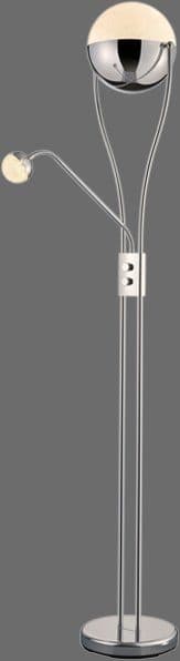 TRIO Leuchten LED Stehlampe CHRIS | Silber