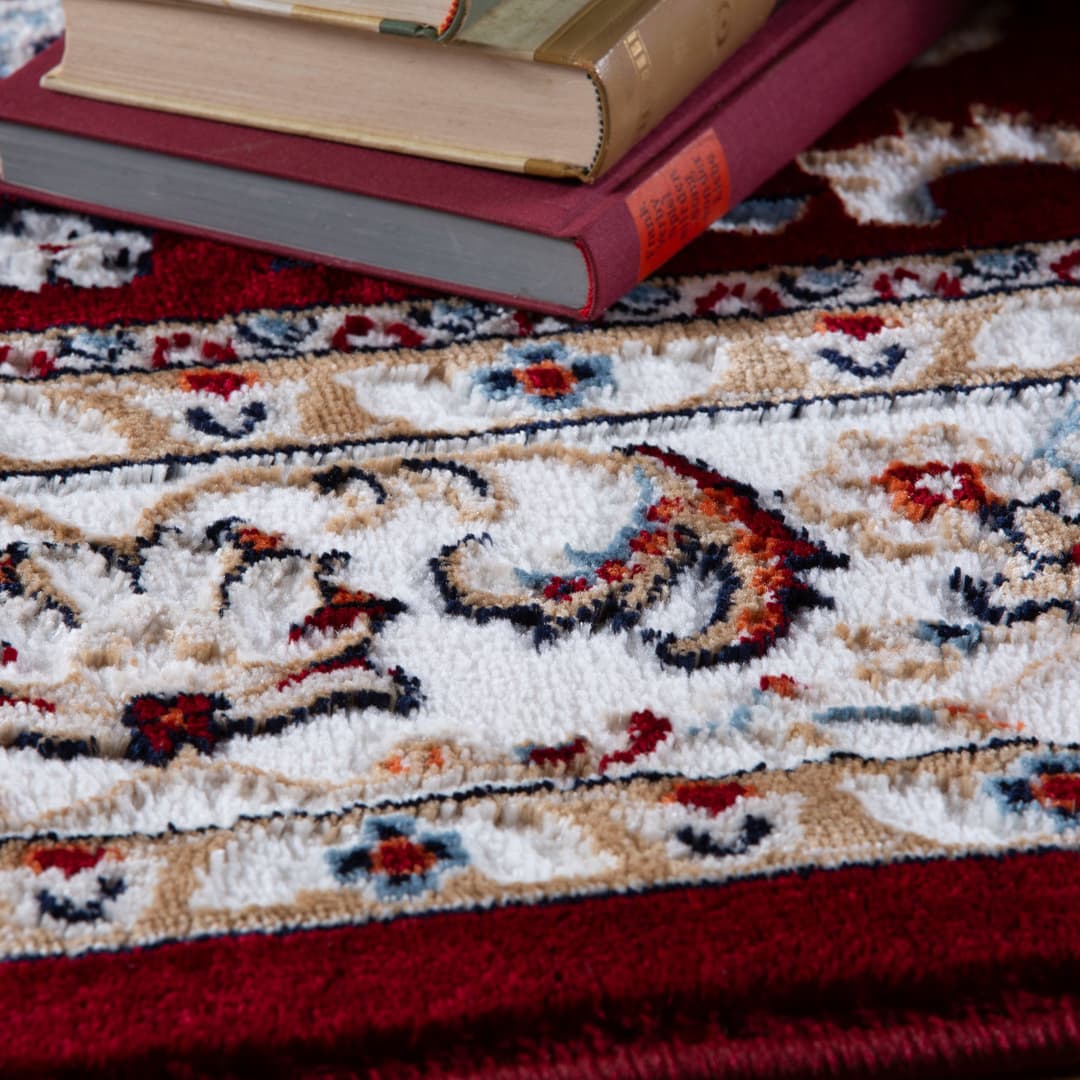 Obsession Teppich Isfahan 741 | Rot