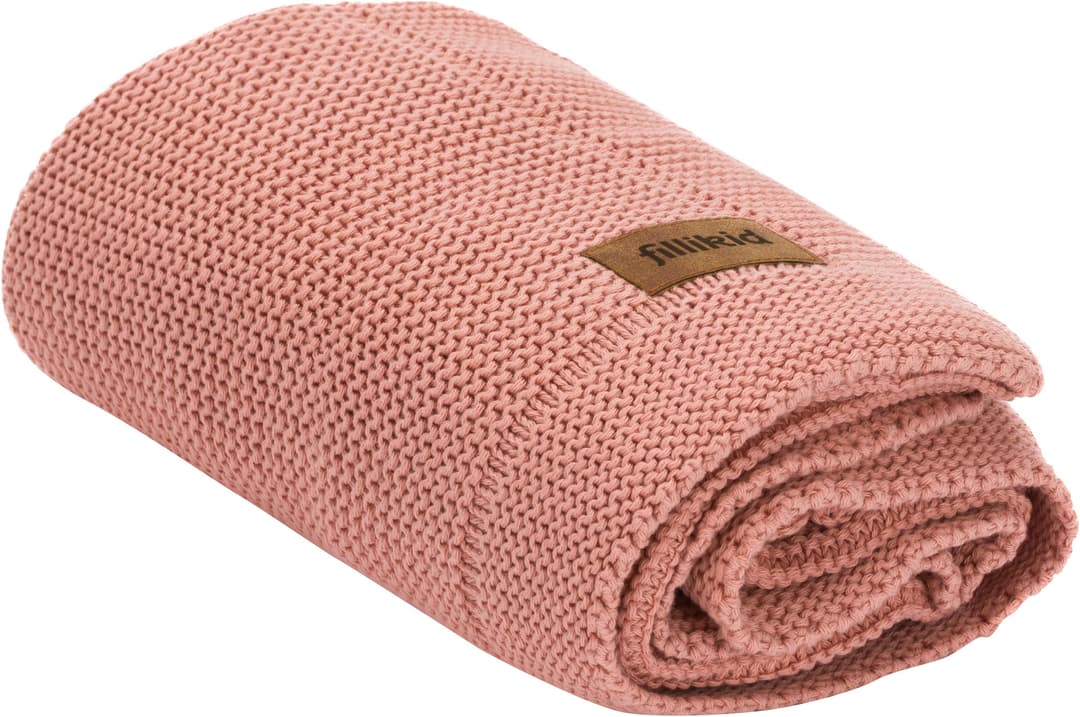 Fillikid Strick-Babydecke | Rosa