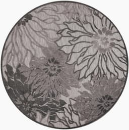 Sanat Teppich Floral 2 Outdoor | Grau