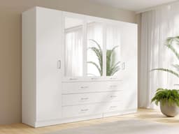 Home affaire Kleiderschrank KOS | Weiß