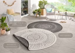 HANSE Home Teppich Porto | Schwarz