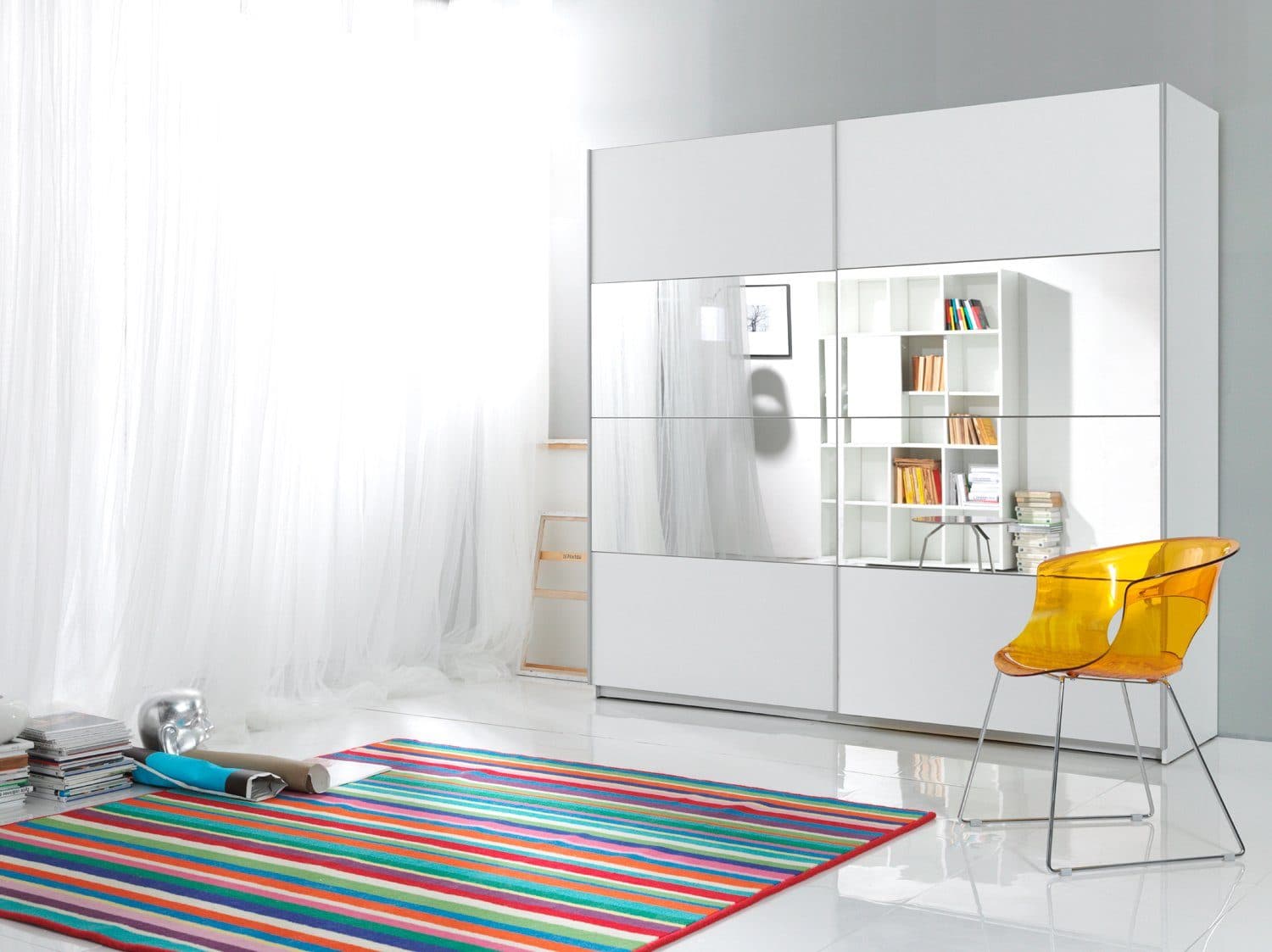Home affaire Schwebetürenschrank Beta | Weiß