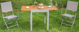MERXX Gartentisch Balkonauszieh-tisch | Holztöne