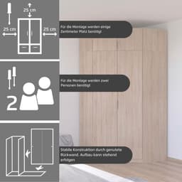 rauch LAGOA Eckschrank | Weiß