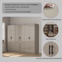 OTTO home Kleiderschrank Trento | Beige 3