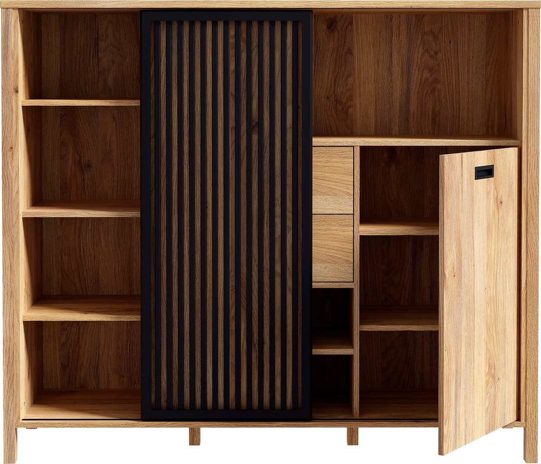 FORTE Highboard Jytana | Holztöne