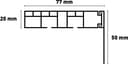 SN DECO GROUP Gardinenschiene Vorhangschiene SH | Weiß 5