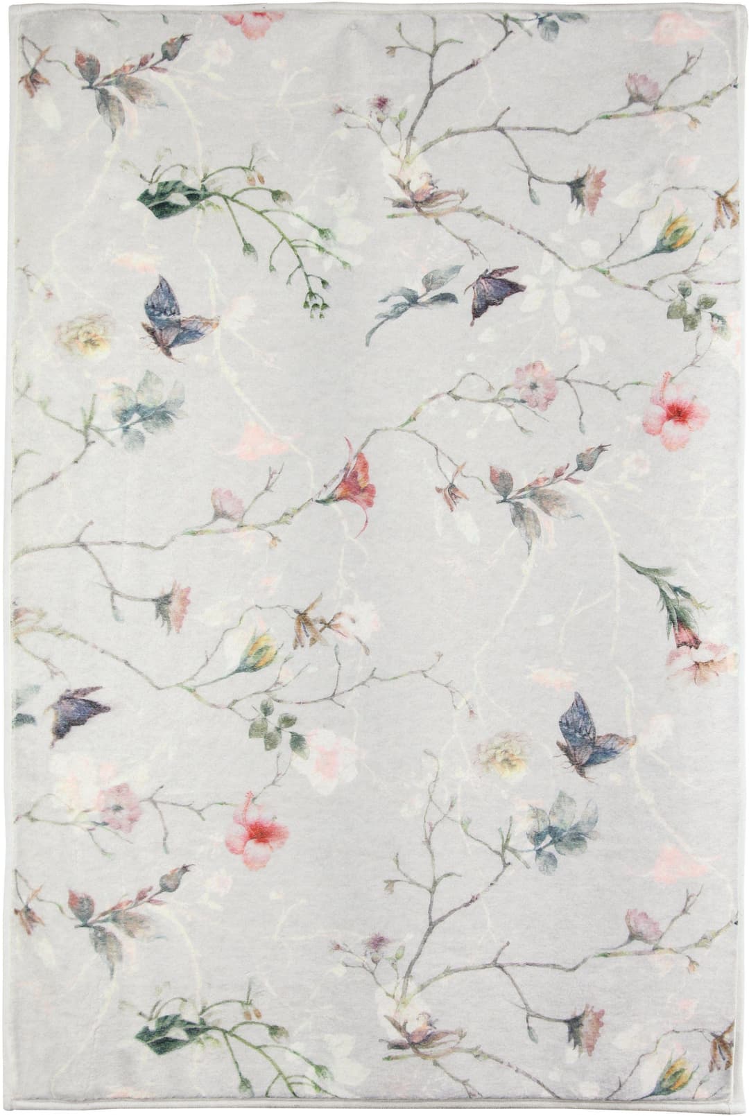 Kleine Wolke Badematte Flores | Mehrfarbig