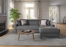 sit&more Ecksofa Scarlett L-Form | Grau