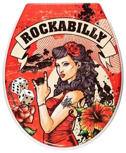 ADOB WC-Sitz Rockabilly | Mehrfarbig