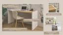 Home affaire Büromöbel-Set CiTY/GiRON | Weiß 3