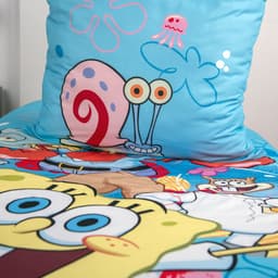 Sponge Bob Bettwäsche Renforcé | Blau