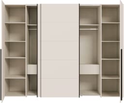 FORTE Kleiderschrank Narago | Beige
