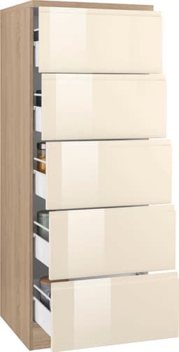 KOCHSTATION Vorratsschrank KS-Virginia | Beige