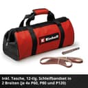 Einhell Akku-Bandfeile TE-BF 18 Li-solo | Rot 2