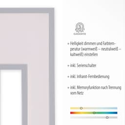 JUST LIGHT LED Deckenleuchte RECESS | Weiß